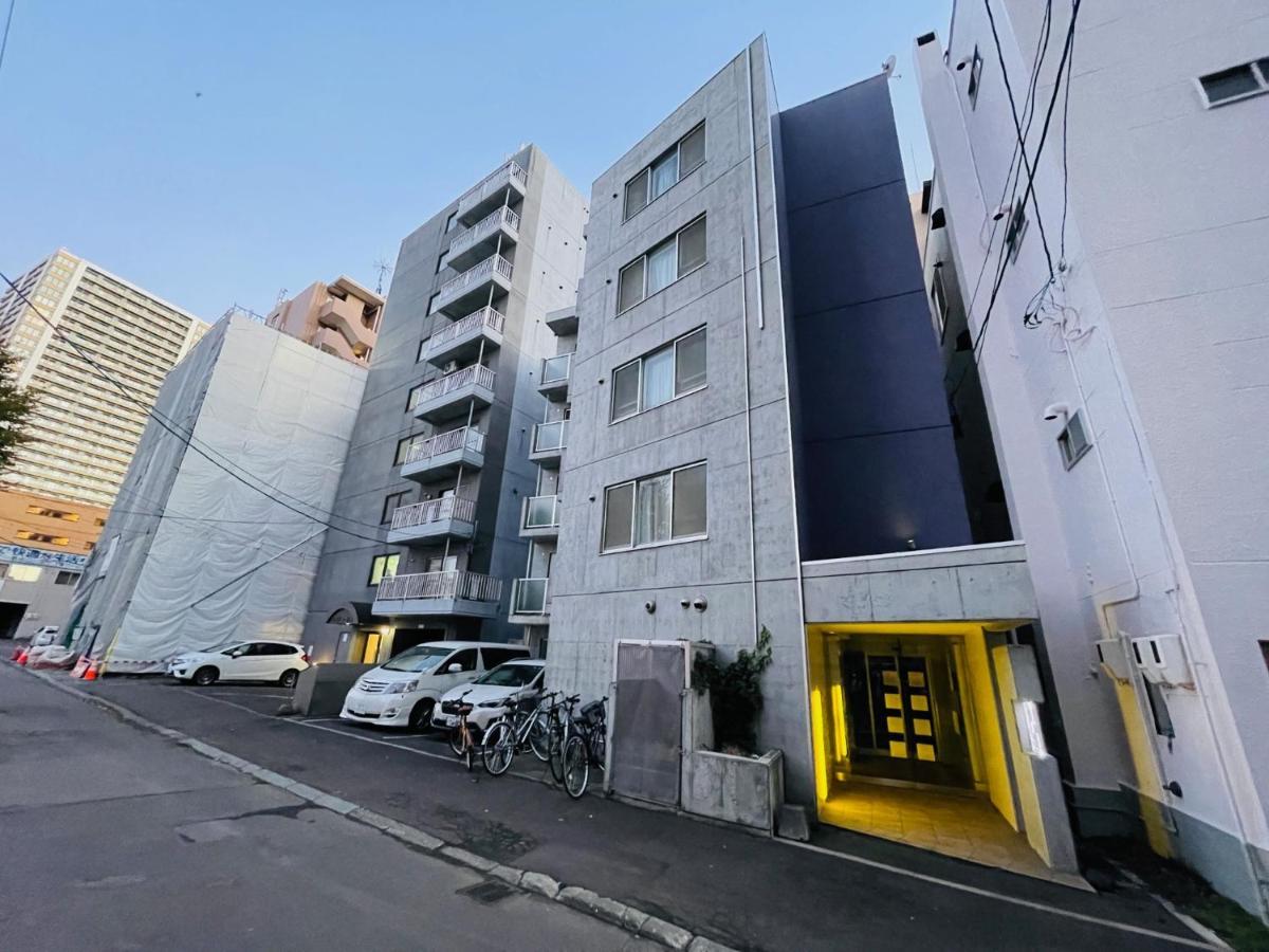 新規open デザインms 札幌都心ｴﾘｱ ｻｰﾋﾞｽｱﾊﾟｰﾄﾒﾝﾄsapporo札幌駅西 3-5 ภายนอก รูปภาพ